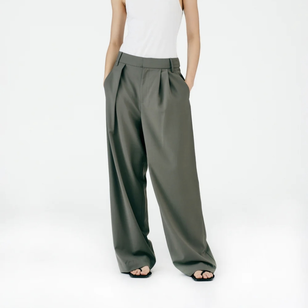 NWT Tibi Stella Pant Tropical Wool